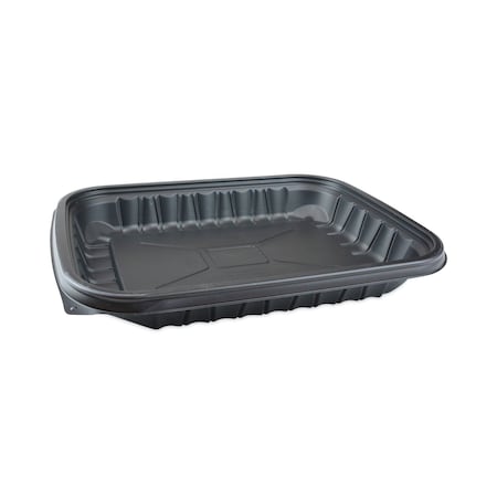 Pactiv Evergreen EarthChoice Entree2Go Takeout Container, 48 oz, 11.75 x 8.75 x 1.61, Black, 200PK YCNB12X94800
